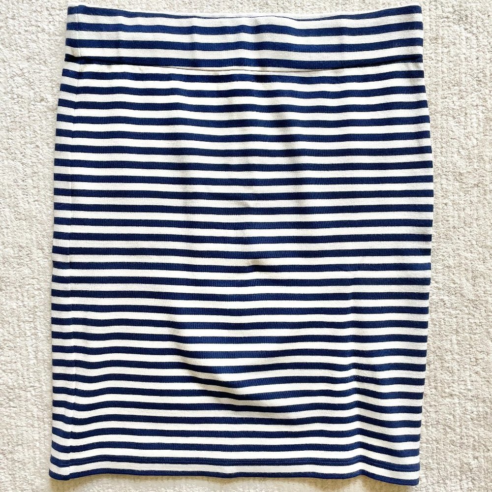 Madewell Striped Body Con Skirt | Size Medium
